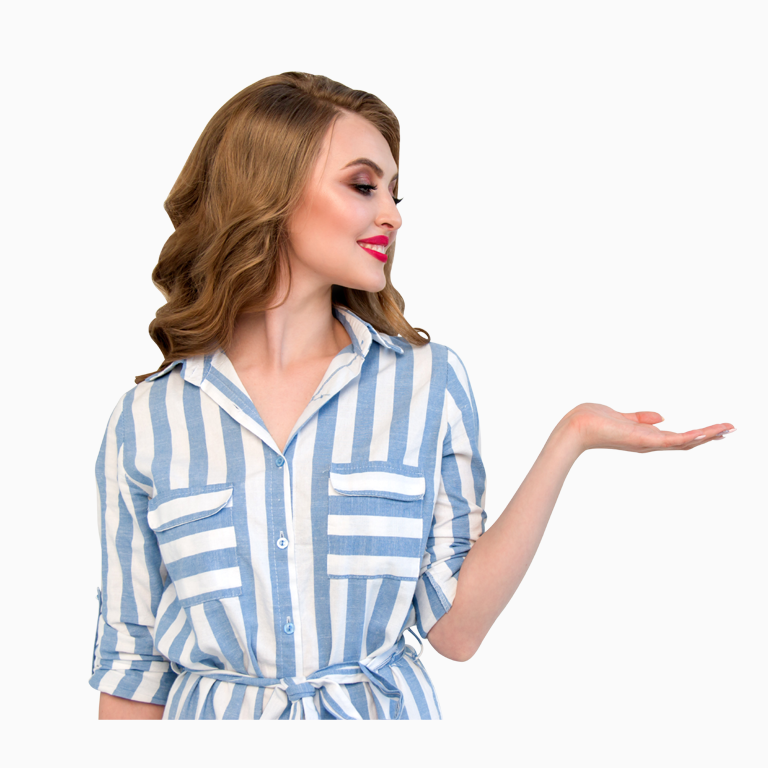 Ladies Striped Shirt