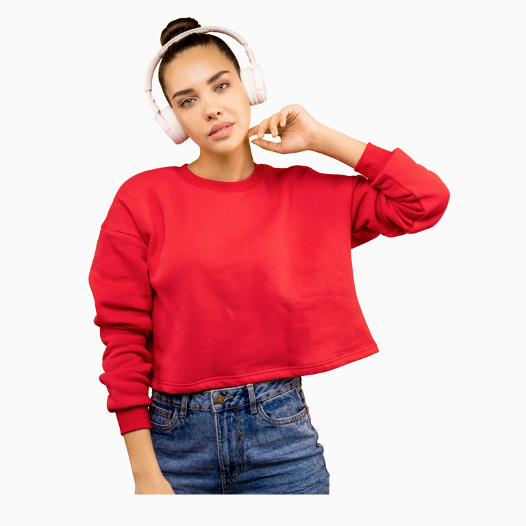 Ladies Top Red - Image 4